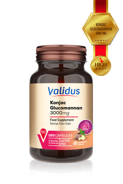 Validus Glucomannan 3000 Mg 120 Capsules