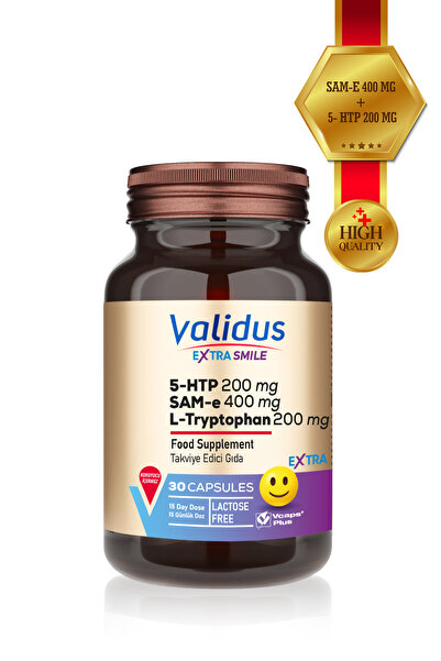Validus Extra Smile 5- http 200 Mg L- Tryptophan 200 Mg Sam-e 400 Mg 30 Capsules