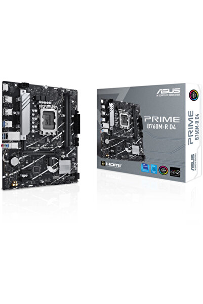 ASUS PRIME B760M-R D4, Intel B760, socket 1700, mATX