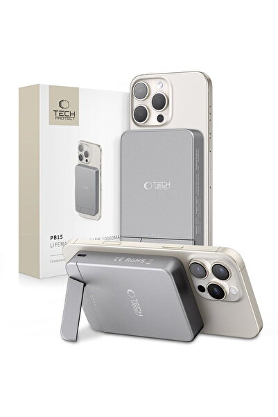 Tech-Protect Baterie Externa PB15 10000 mAh 15W Gri