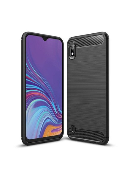 Techsuit Husă pentru Samsung Galaxy A10 / M10 - Silicon Carbon - Negru