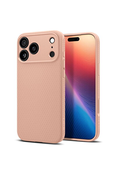 Spigen Husa pentru iPhone 17 Pro Max - Liquid Air - Rose Titanium