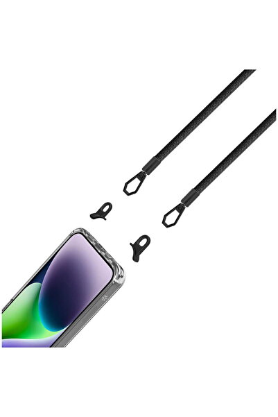 Celly FREEDOM CASE - Husă iPhone 14 Plus + șnur negru [FREEDOM]