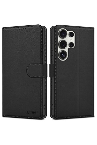 Tech-Protect Θήκη πορτοφόλι GALAXY S25 ULTRA ΜΑΥΡΗ