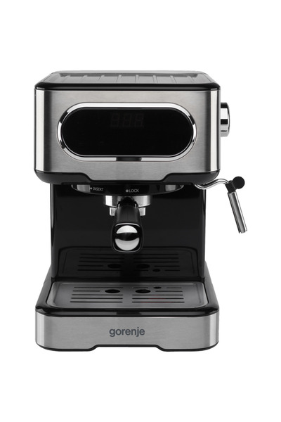 Gorenje Espressor Manual ESCM15DBK, 1350W, 15 Bar, 1.5L, Duza Abur, Tavita Am...