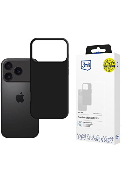 3MK iPhone 17 Pro Max - Matt Case Pro - Negru