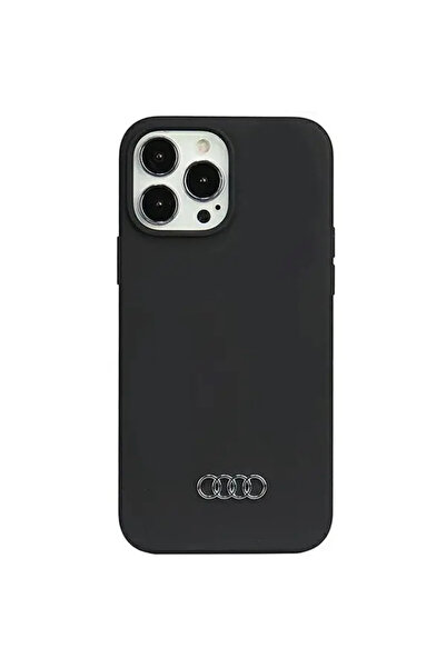 Audi Husă de silicon iPhone 13 Pro Max 6.7 "   negru/negru carcasă rigid...