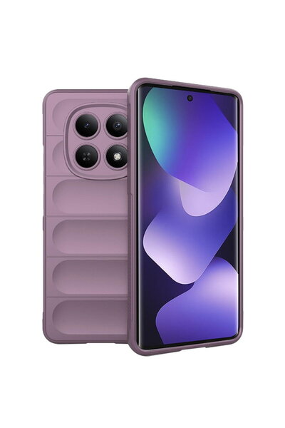 Techsuit Θήκη για Xiaomi Redmi Note 15 5G / Poco M8 5G - Μαγική Ασπίδα - Μωβ