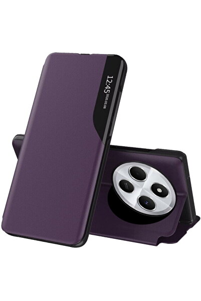 Techsuit Husa pentru Xiaomi Redmi 14C / Poco C75 - eFold Series - Purple