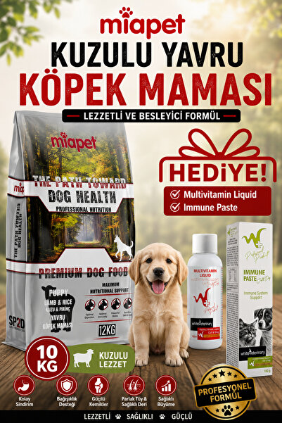 Miapet Kuzulu Yavru Köpek Maması Multivitamin Liquid 100 ml Ve İmmune Paste H...