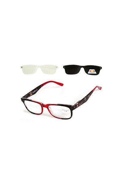 Alpin Eyewear Γυαλιά Πρεσβυωπίας Clip-on ALPIN 10293 Κόκκινο-+1.00-Red/Multic...