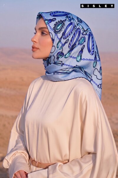 Sisley ELİSA DESENLİ EŞARP-2008-90*90