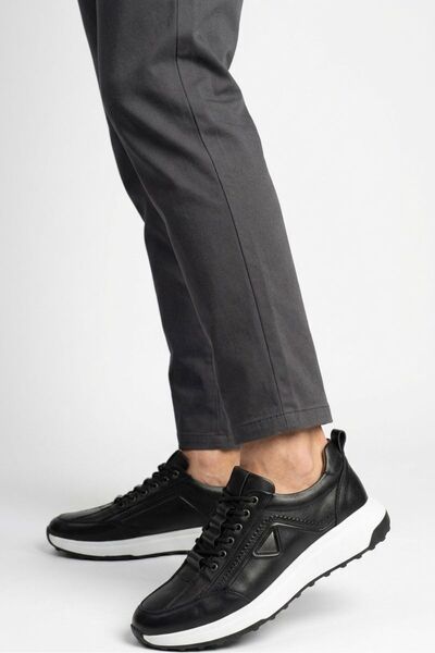 Slope Men's Casual Shoes Inside and Outside Genuine Real Leather Lightweight ...