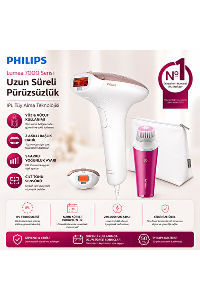 Philips Uv Filtreli Akıllı Ipl Epilasyon Cihazı 5 Farklı Enerji Seviyeli Yüz ...