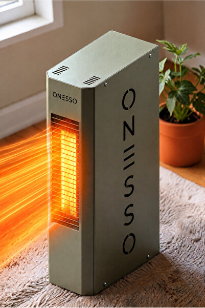 ONESSO PRO 4000W Sessiz Elektrikli Fanlı Isıtıcı - 3 Modlu Termostatlı (40m²'...