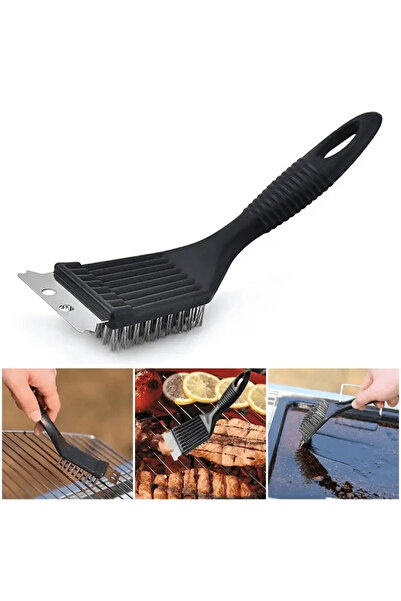 İthal Mangal Temizleme Fırçası Barbekü Temizlik Fırçası