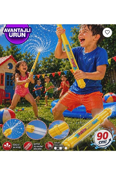 POLER TOYS مظلة مياه مضغوطة بطول 54 سم، لعبة صيفية للأطفال، لعبة مائية فردية،...