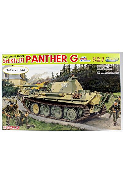 Dragon 6602 1/35 Scale, Sd.Kfz.171 Panther g Tank (2 In1-Premium Edition), wi...