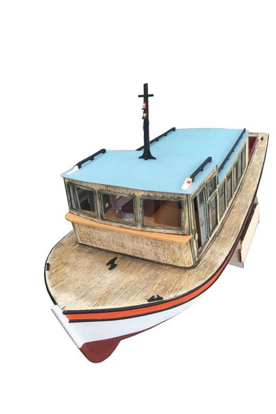 Genel Markalar Türk Model 1/12 126 Beşiktaş Motoru, 77 cm. Ahşap Model Kiti