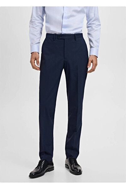 MANGO Man Pantaloni din stofă slim fit Monaco