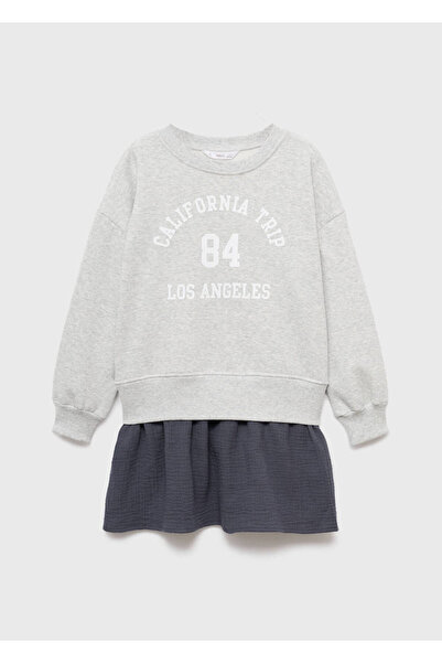 MANGO Kids Карма суитшърт рокля