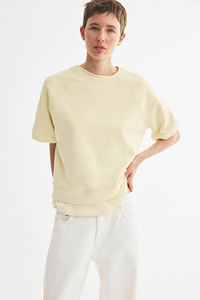 H&M Kısa Kollu Sweatshirt