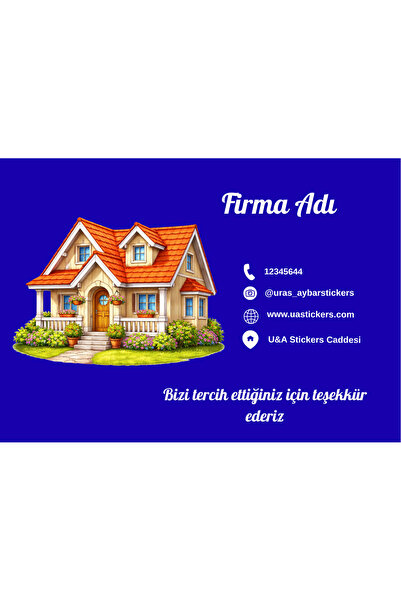 UAStudio 100 Adet Kişiye özel katvizit, reklam kartı, İşletme tanıtım Kartı