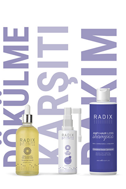 Radix Saç Dökülme Karşıtı Şampuan - Anti Hair Loss Shampoo 200 Ml 8681877436219