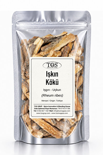 TOS The Organic Spices Işkın Kökü 1 kg (1. KALİTE) Rheum Ribes / Işgın - Uçkun
