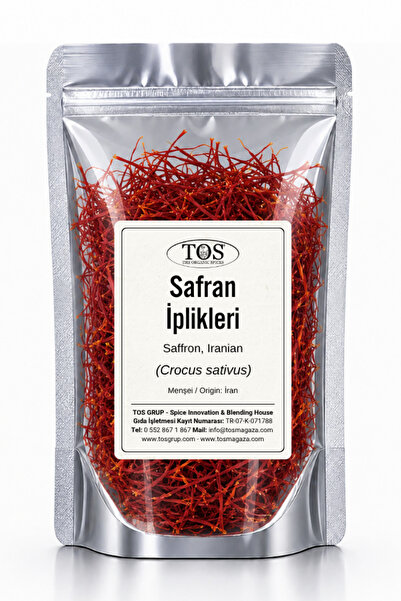 TOS The Organic Spices Safran, Iran 10 gr (1. KALİTE) Crocus Sativus / Saffro...