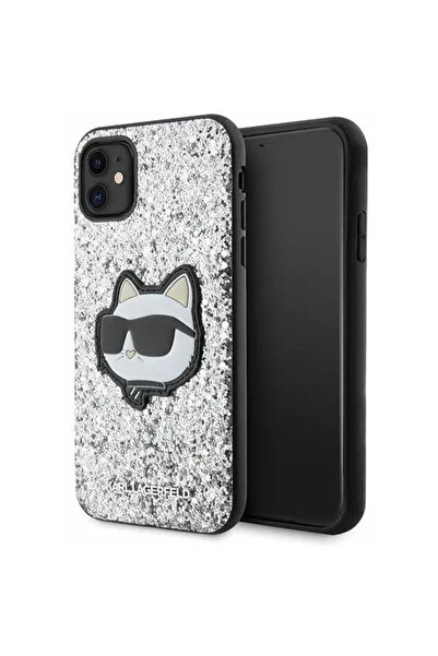 Karl Lagerfeld KLHCN61G2CPS iPhone 11 / Xr 6.1 " argintiu/argintiu carcasă ri...