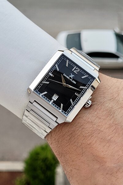 Daniel Klein Kadranı Black Kordonu Silver Renk 24 Ay Garantili Erkek Kol Saati
