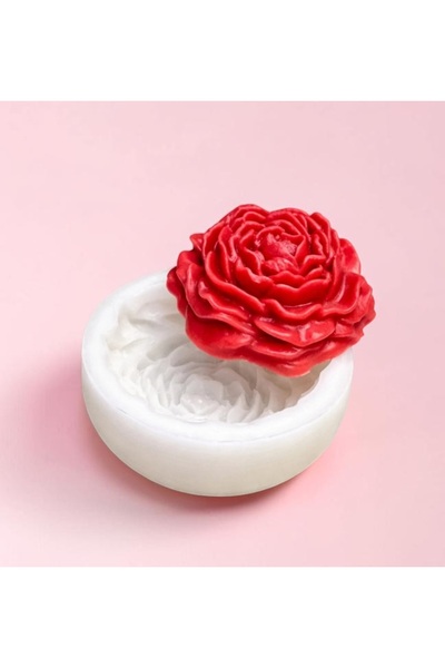 HogART Design Mini Şakayık Mum Sabun & Kokulutaş Silikon Kalıp