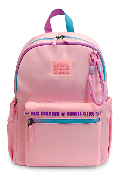 Coral High Pink School Backpack 24424