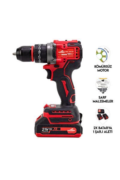 Dawreek 10mm Red Kömürsüz Vidalama