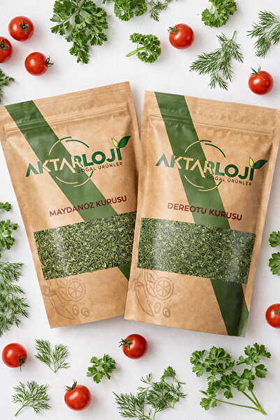 aktarloji 500 Gr Kurutulmuş Yeşillik Seti ( 250 Gr Maydanoz Kurusu + 250 Gr D...
