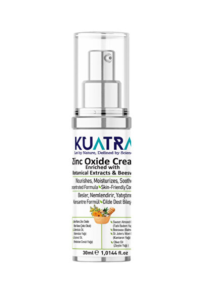 KUATRA Zinc Oxide Cream (Help PREVENTING RASH) Natural Ingredient