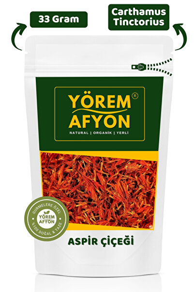 Gülçehre Saray Mutfağının Altın Rengi Hakiki Aspir Çiçeği, Yalancı Safran Has...