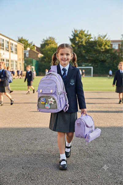 CANLOOR Waddell Licensed Twill Fabric Logo Cover School Backpack, Thermal Lun...