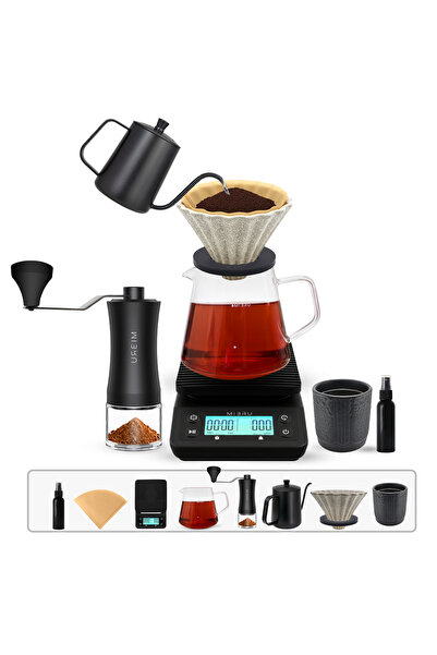 MIBRU V60 Specialty Coffee Set, 8-Tool Package From