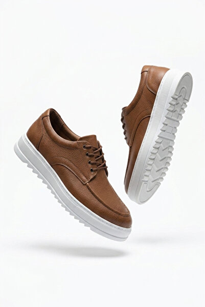 Zerenyus Velaro Premium Lace-Up Men's Casual Sports Classic Shoes - Tan