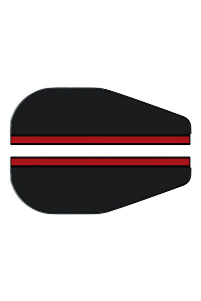 Choice Black adhesive 2Pcs Car Rearview Mirror Rain Cover Carbon Fiber Side M...