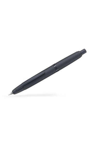 Pilot Stilou tip marker fără capac, cu dungi, negru, vârf fin