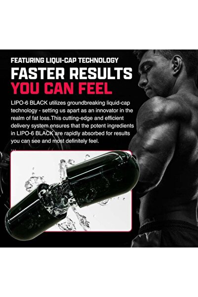 Nutrex Research Nutrex Lipo6 Black Max Strength Fast Acting Energy Diet Pills (120 Capsules)