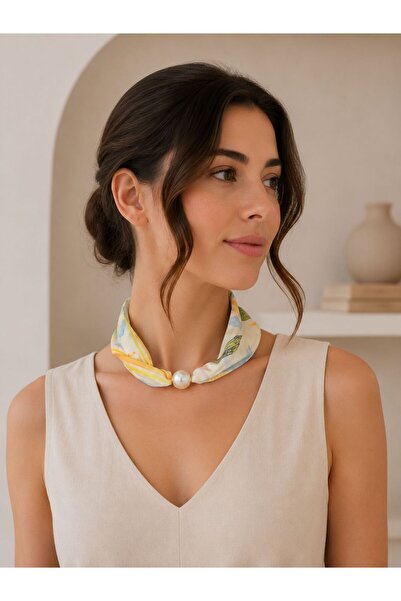 alinastore ΝΕΟΥ ΣΤΥΛ ΓΥΝΑΙΚΕΙΟ ΦΟΥΛΑΡΙ ΜΕ ΜΑΓΝΗΤΗ ΚΑΙ ΠΕΡΛΕΣ