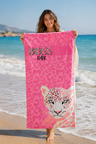 minilee children's happiness Patterned Beach Towel 75X150 cm - Women's Sea Po...