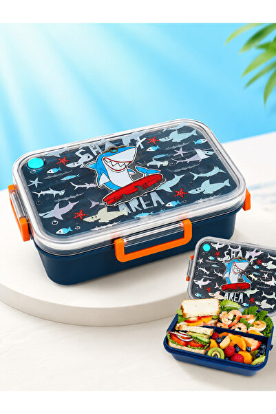GOG Kids Lunch Box Bento Box, 3 Compartment Leak Proof Lunch Box for School, ...