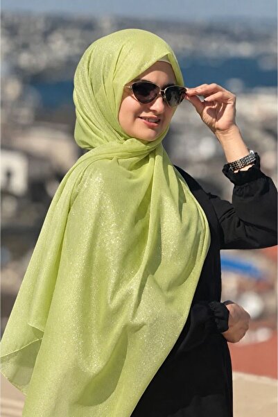 ALDAIYR Silvery Chiffon Shawl