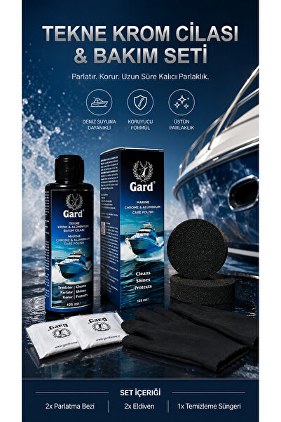 Gard TEKNE KROM & ALÜMİNYUM BAKIM CİLASI 125 ml