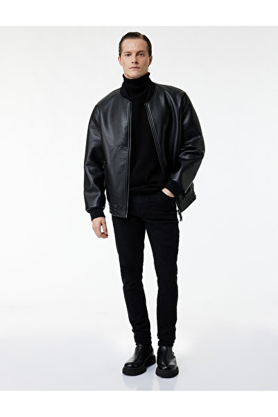 Koton Βαμβακερό παντελόνι Skinny Fit με κανονική τσέπη μέσης - Michael Jean